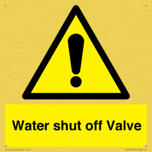 Water shut off Valve